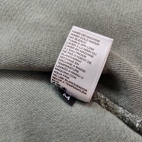 BE GOOD Organic Cotton Grean Open Face Cardigan Jacket Size Medium - Picture 6 of 16